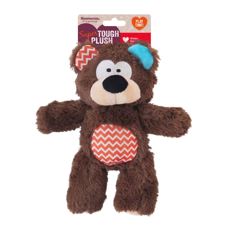 Rosewood Super Tough Plush Bear Dog Toy