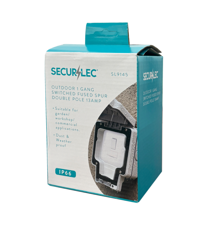 Securlec Outdoor 1 Gang Switched Fuse Spur Double Pole