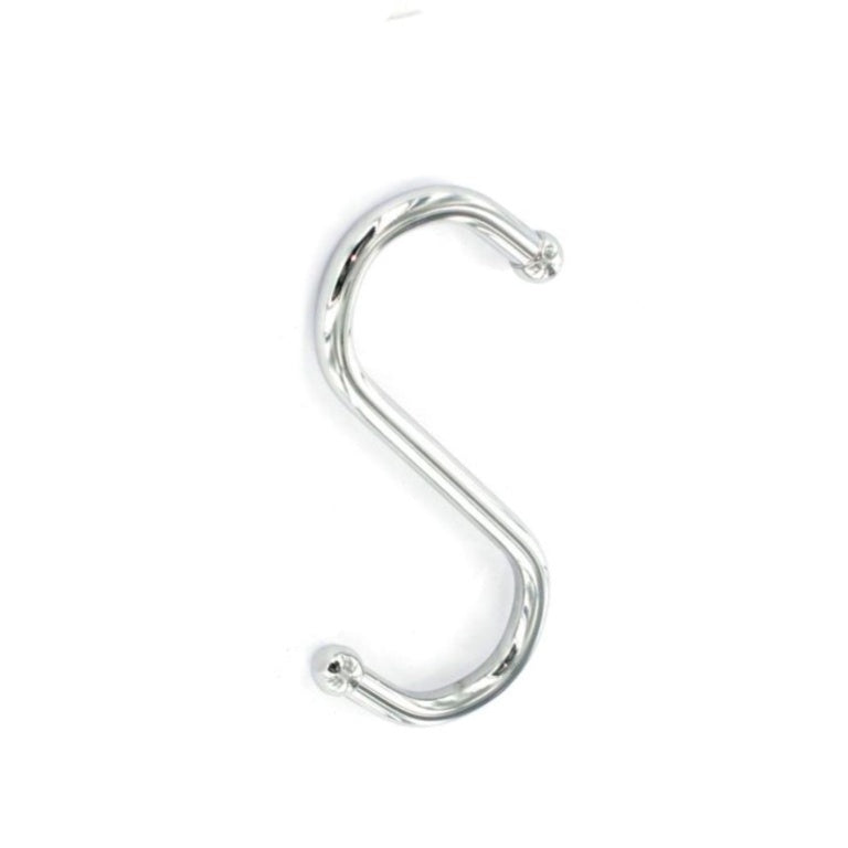 Securpak S Hook W Ball Tip Chrome Plated 80mm