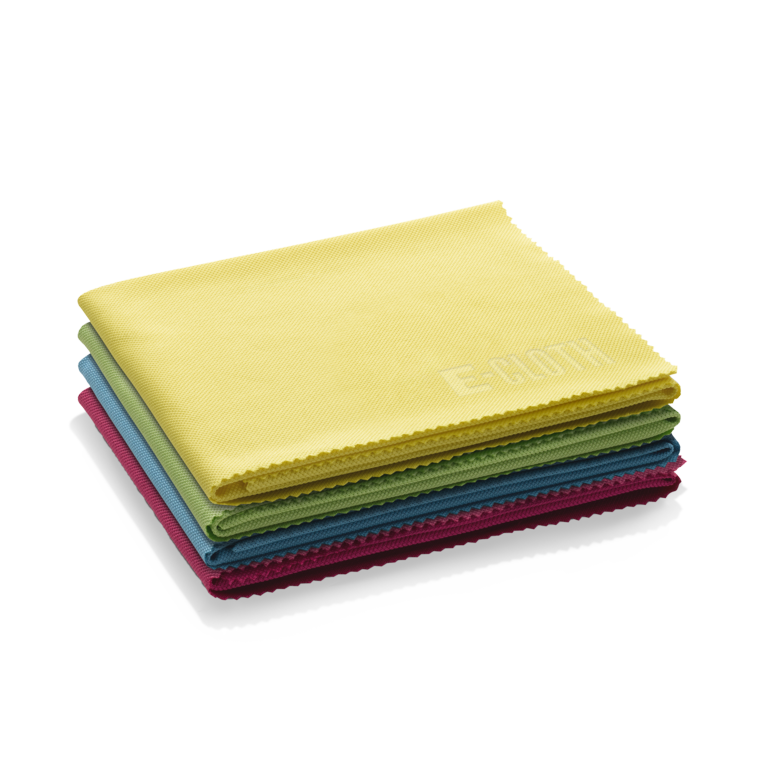 E Cloth Glass & Polishing Clothes Pack 4