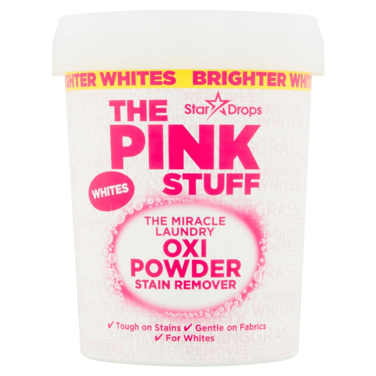 The Pink Stuff Oxi Powder Stain Remover Whites 1kg