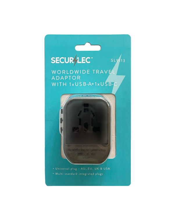 Securlec Universal Global Travel Adapter