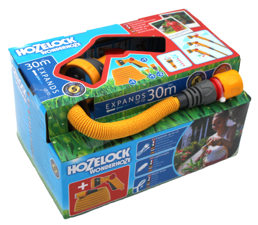 Hozelock Wonderhoze & Multi Spray Gun 30m