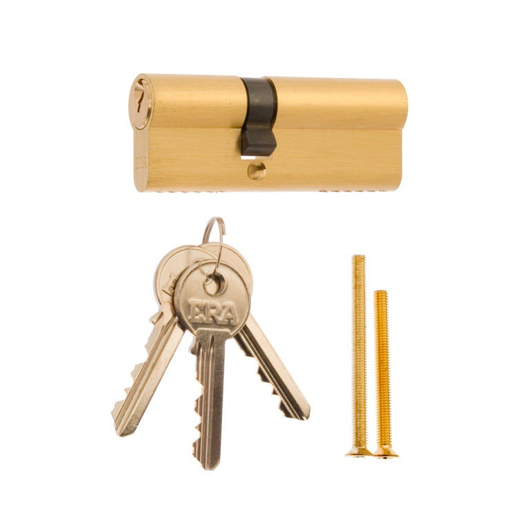 Era Double Euro Cylinder Brass