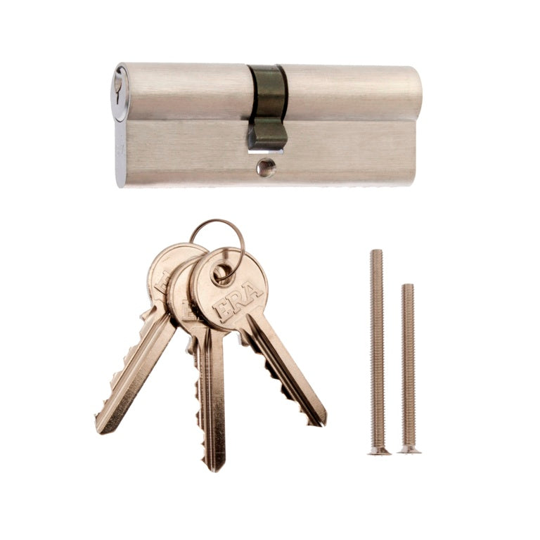 Era Double Euro Cylinder Satin