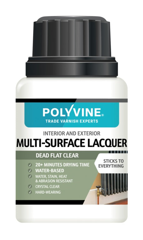 Polyvine Multi Surface Lacquer Dead Flat 100ml