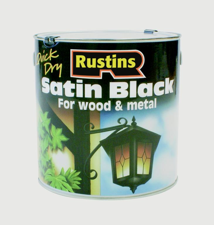 Rustins Quick Dry Satin Black