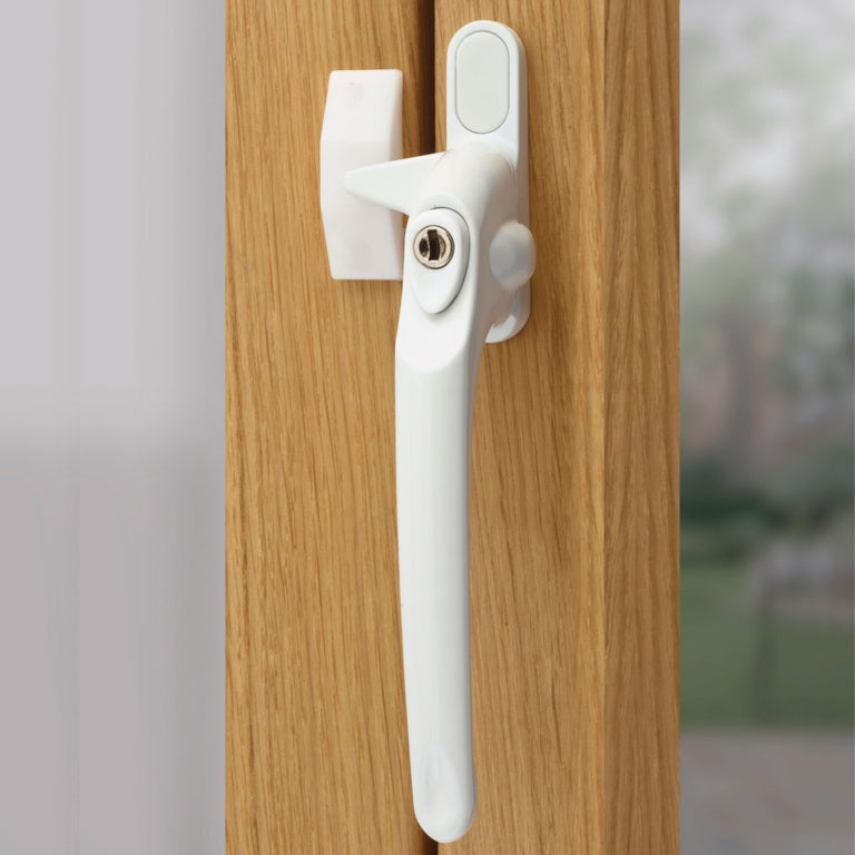 Era Window Handle R/H Locking White
