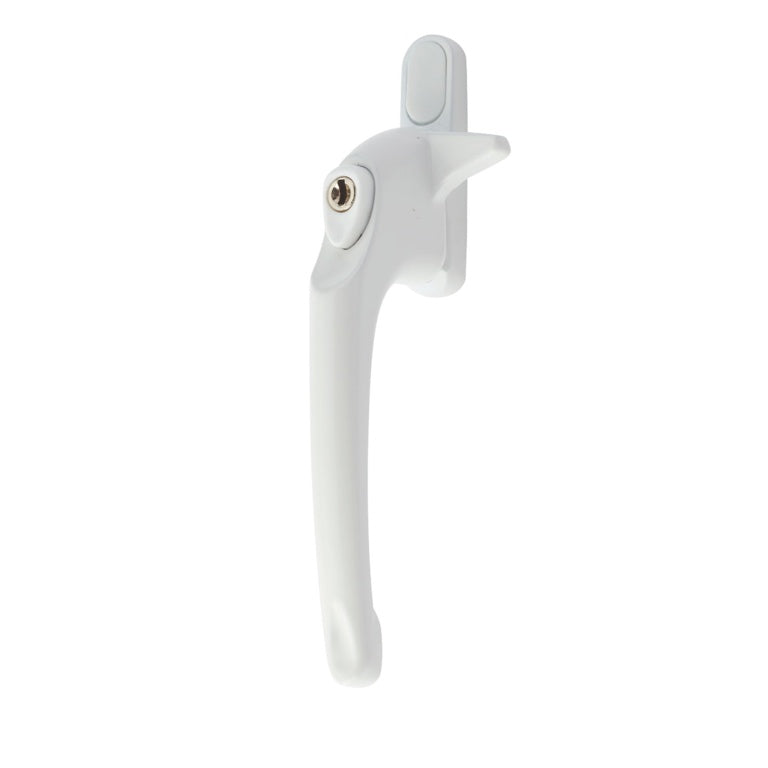 Era Window Handle L/H Locking White