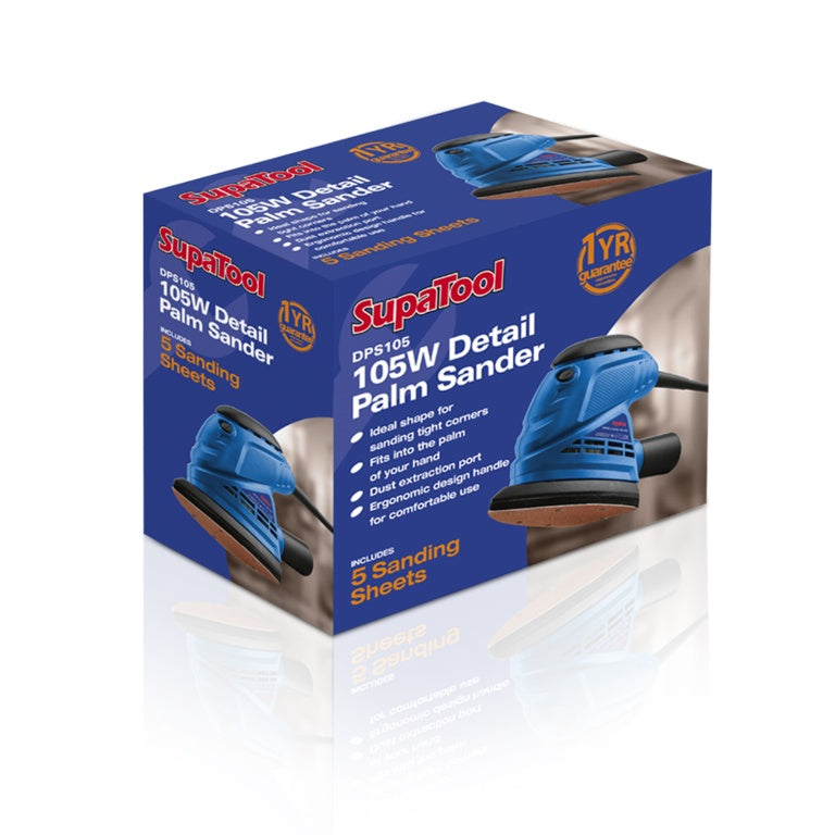 Supa Tool Detail Palm Sander 110 W