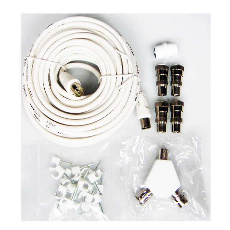 Securlec Tv Lead Kit (Comprising, 7077, 7118, 7113, F51) Bubble Packed