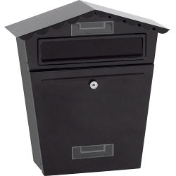 Supa Home Black Post Box