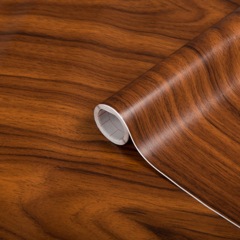 D C Fix�� Self Adhesive Film Golden Walnut 45cm X 2m