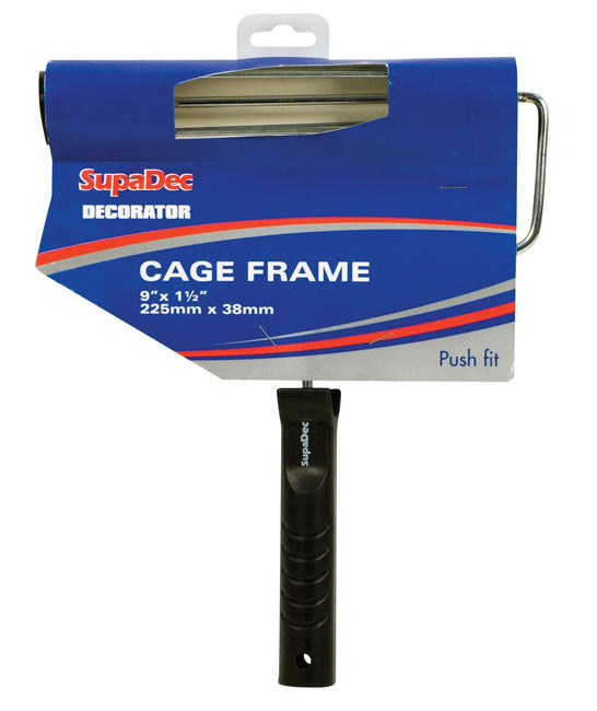 Supa Dec Roller Frame With Plastic Handle 9" X 1.5" / 225mm X 38mm