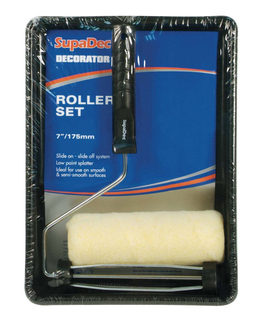 Supa Dec Cage Frame Roller & Tray Set 7"/175mm