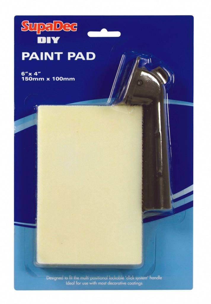 Supa Dec Diy Paint Pad With Handle 6x4"