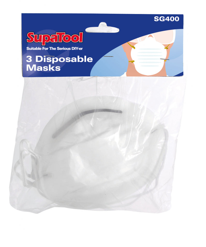Supa Tool Face Masks Pack 3