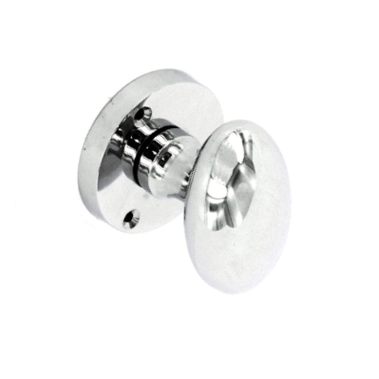 Securit Chrome Oval Mortice Knobs (Pair) 60mm Pack Of 5