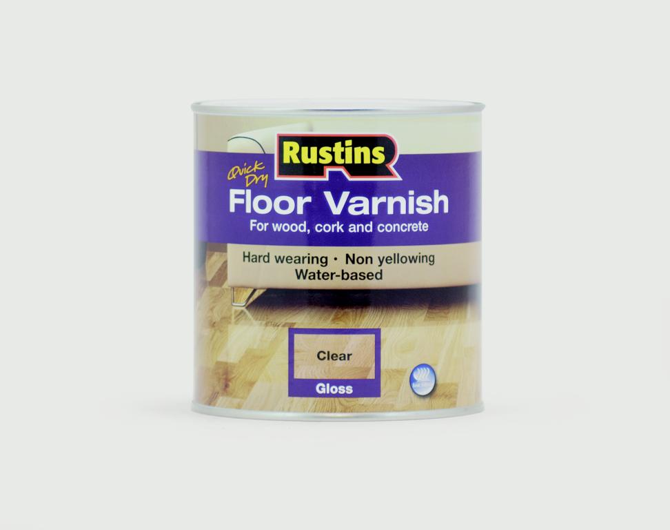 Rustins Quick Dry Acrylic Floor Varnish Gloss 1 L