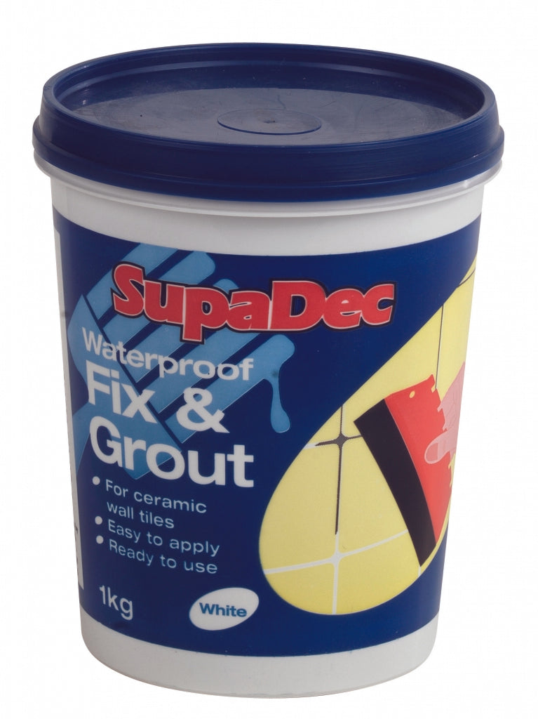 Supa Dec Waterproof Fix & Grout 1kg