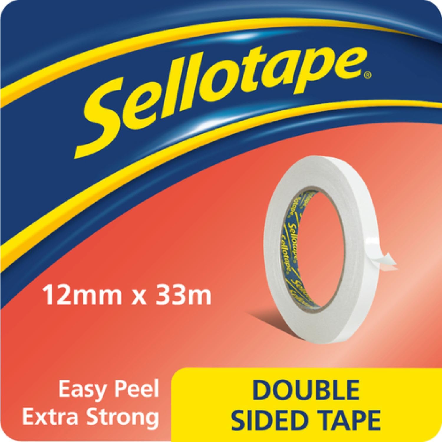 Sellotape Double Sided Tape 12mm X 33m
