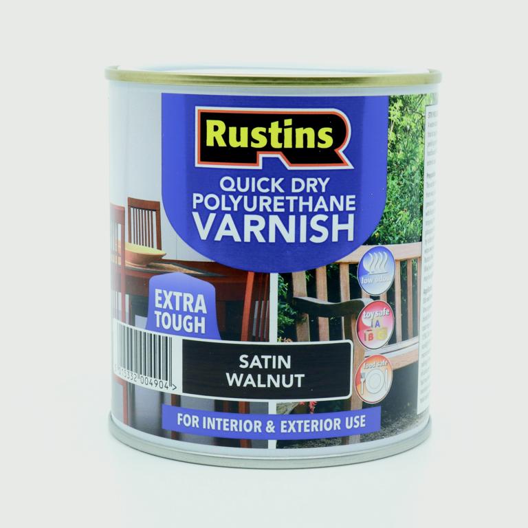 Rustins Polyurethane Satin Varnish 500ml