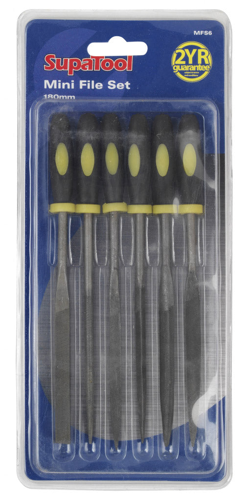 Supa Tool 6 Piece Mini File Set