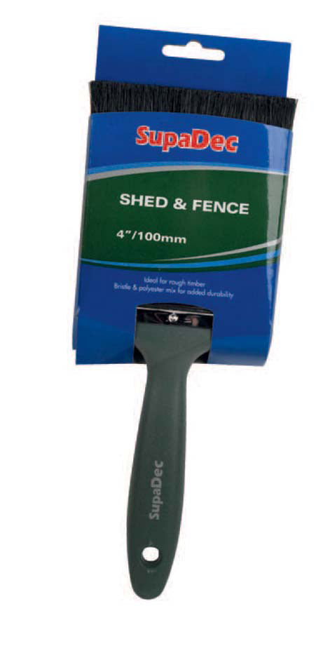 Supa Dec Shed & Fence Brush 4"/100mm