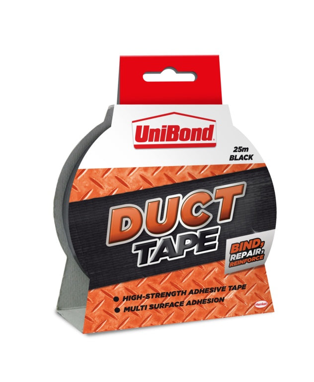 Uni Bond Original Duct Tape Black 50mm X 25m