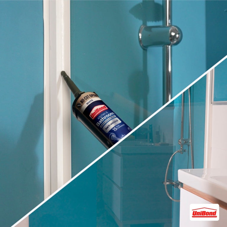 UniBond Anti-Mould Kitchen & Bathroom Sealant 280ml