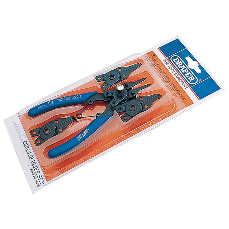Draper Circlip Pliers Set 165mm 5 Piece