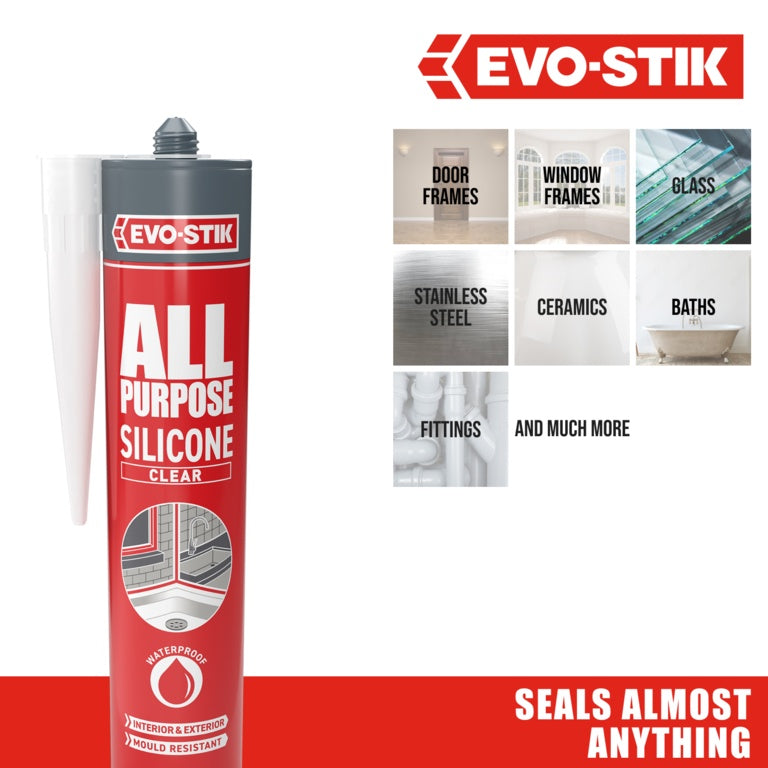 Evo-Stik All Purpose Flexible Silicone Sealant