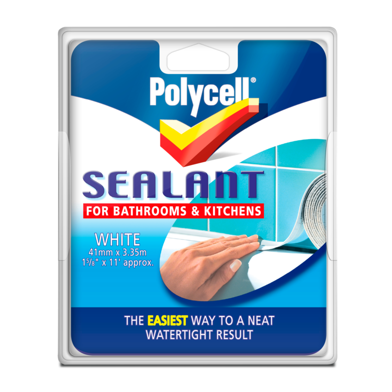 Polycell Sealant Strip Bathroom & Kitchen - White