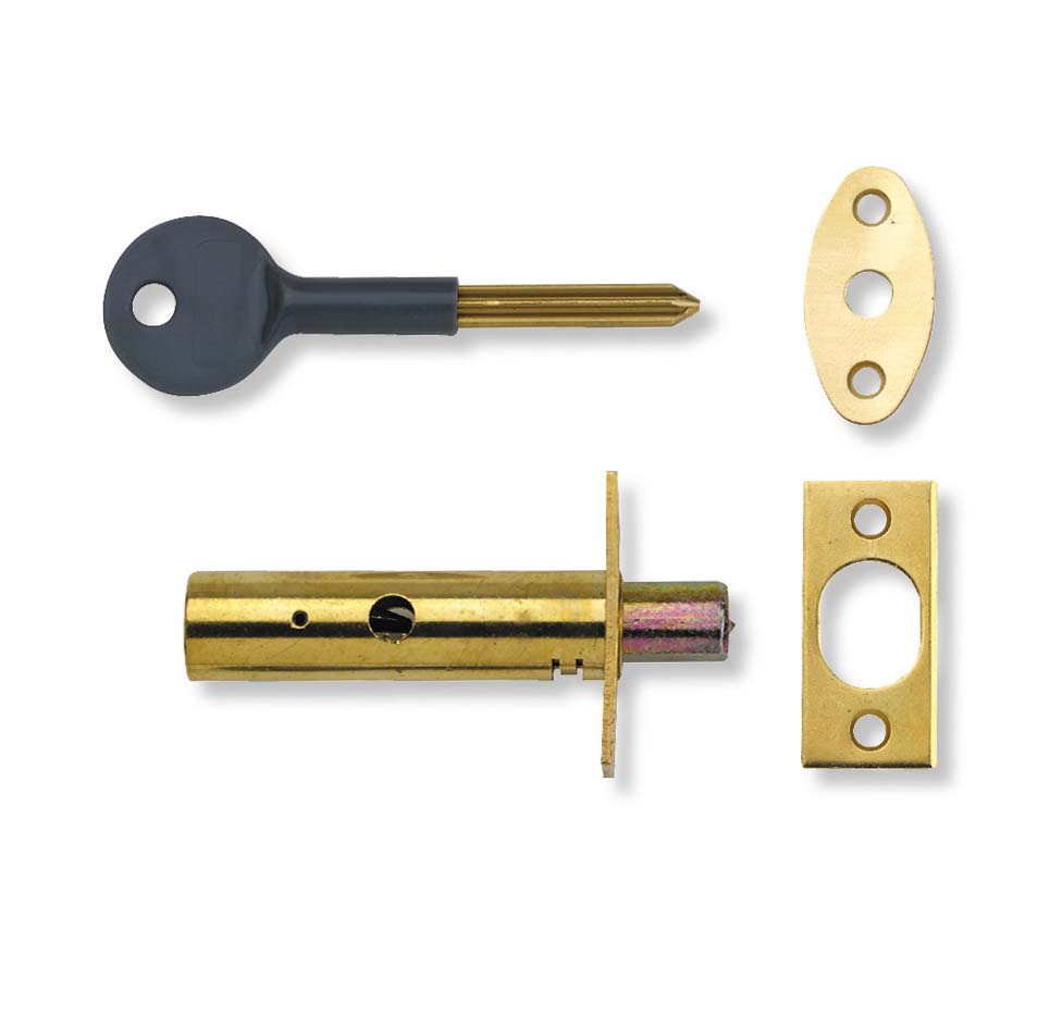 Yale Door Security Bolt Visi Pack Brass