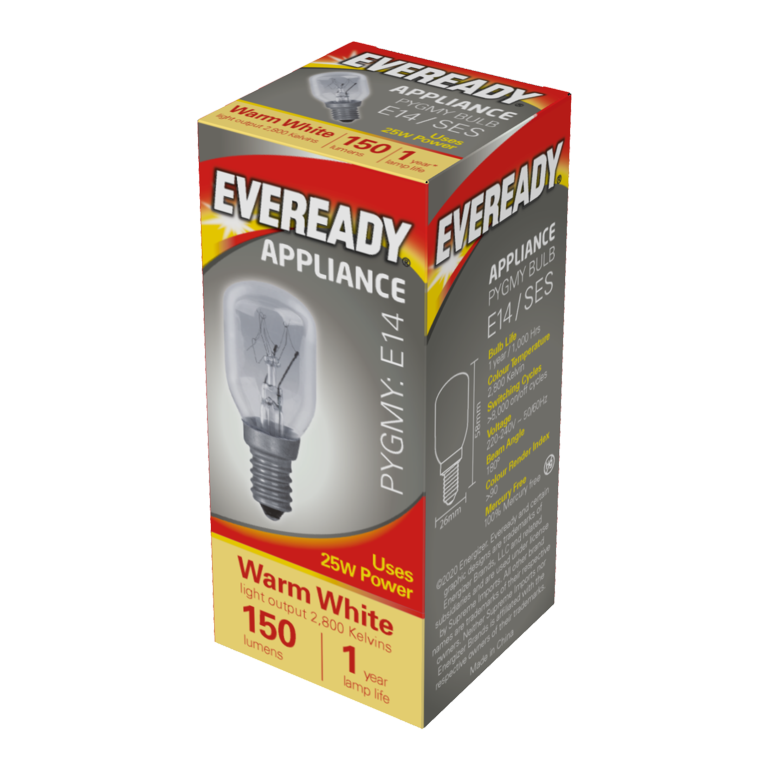 Eveready Pygmy 25 W Ses Clear Pack 10