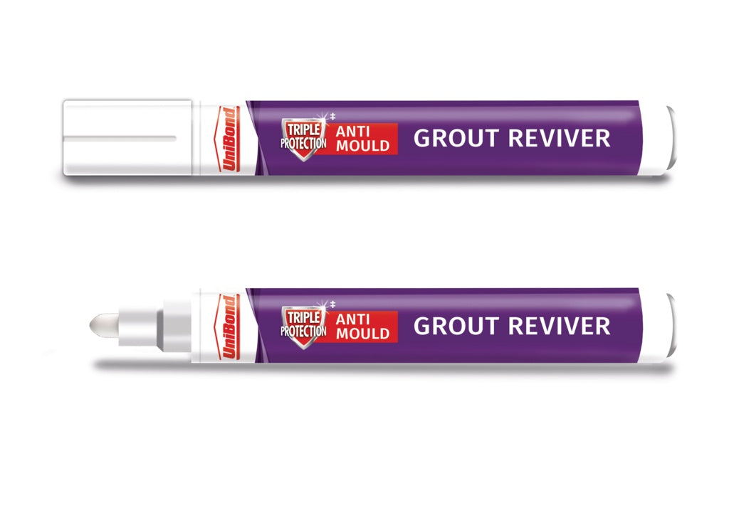 Uni Bond Grout Reviver For Walls (Pen) 7ml Ice White