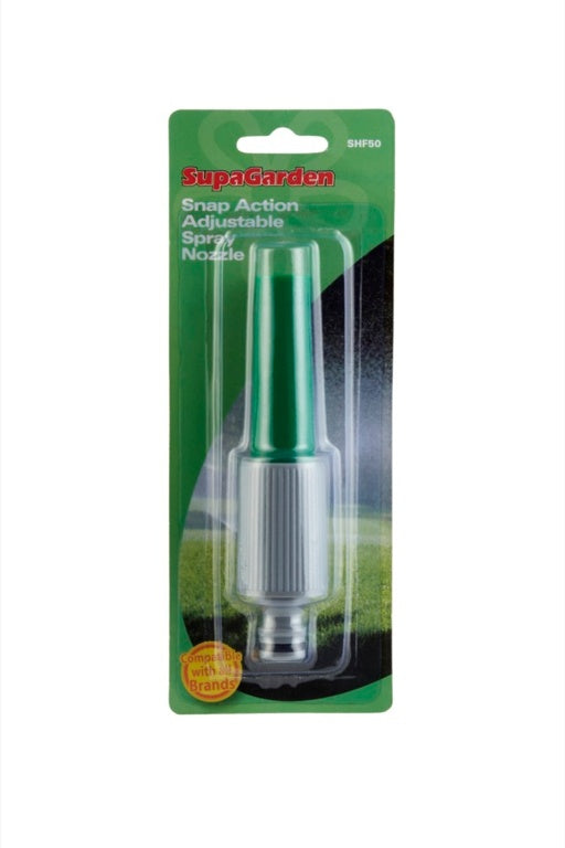 Supa Garden Snap Action Adjustable Spray Nozzle