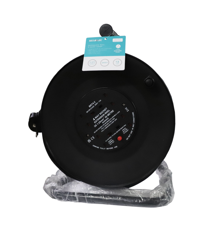 Securlec 4 Gang Extension Reel