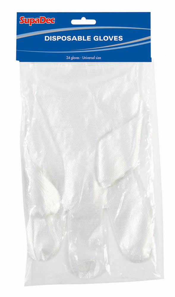 Supa Dec Disposable Gloves 24 Pack