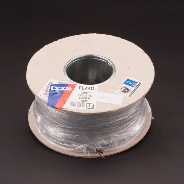 Px Basec 3 Core Cable Grey 1mm X 50m