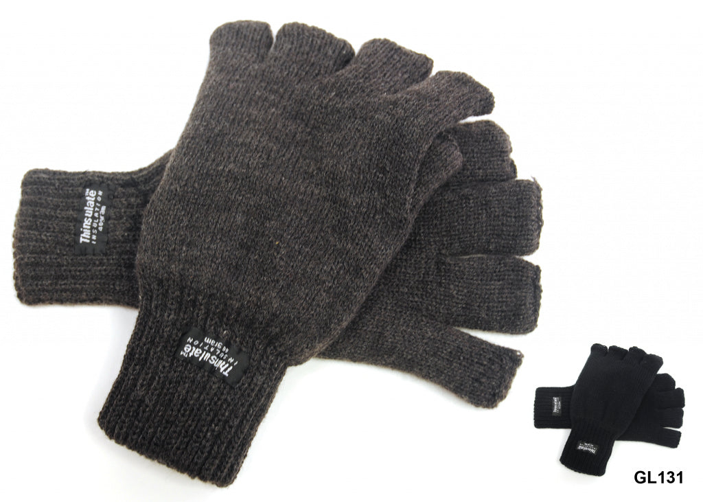 Rjm Mens Fingerless Glove Assorted