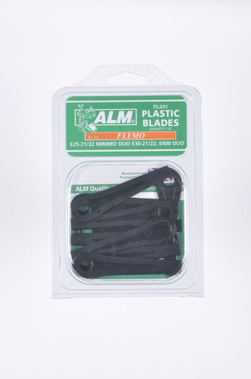 Alm Plastic Blades With Small Hole Pack Of 10