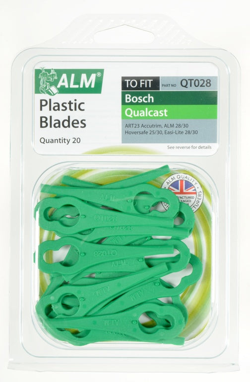 Alm Plastic Blades Pack Of 20