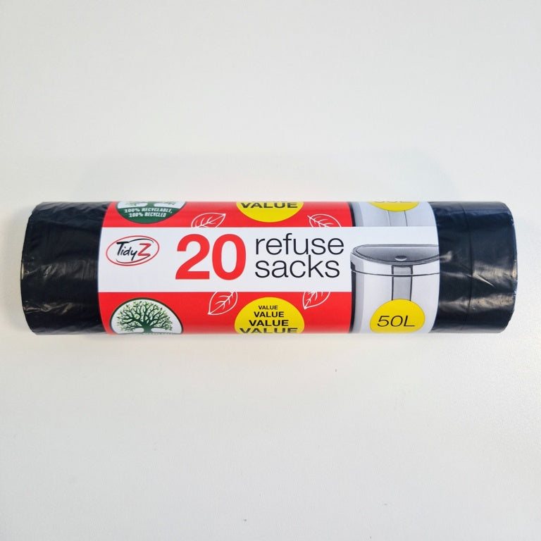 Tidyz Refuse Sacks 50L