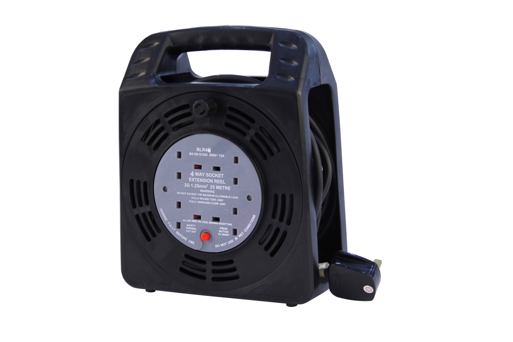 Securlec 4 Gang Extension Reel 15m 13 Amp