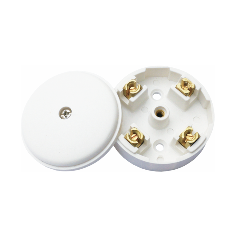 Securlec Mini 4 Terminal Junction Box White 20 A 58mm