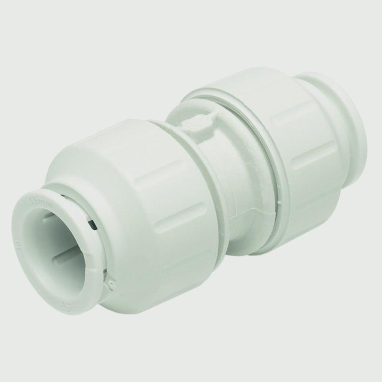 Jg Speedfit Equal Straight Connector White 10mm Pack 10