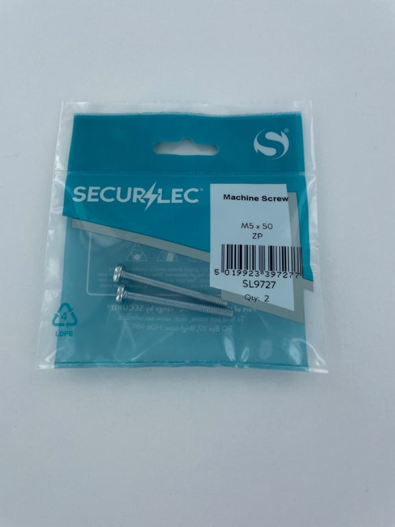 Securlec Machine Screws M5 X 50mm Pre Packed (2)