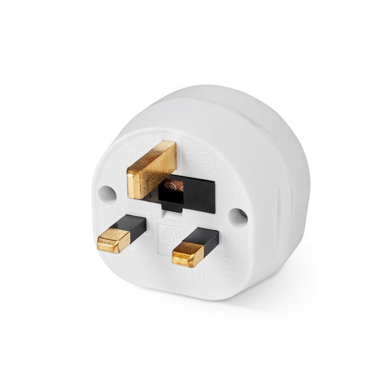 Securlec Travel Adaptor For Visitors To The Uk Bubble Packed