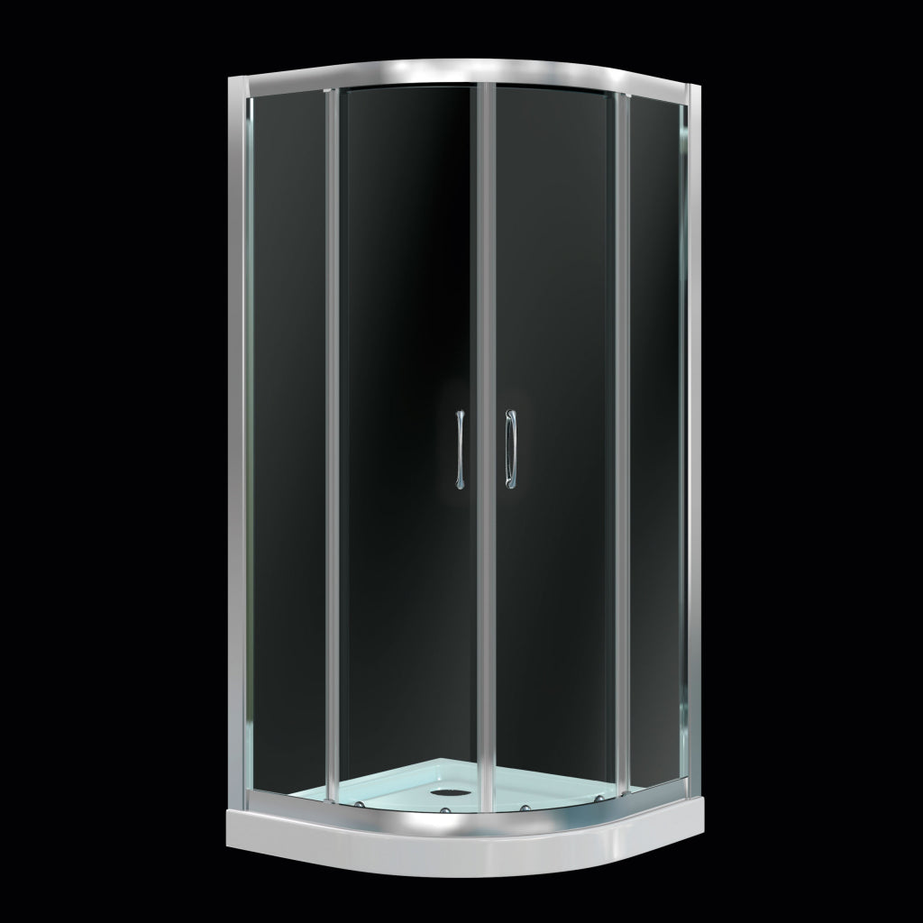 Supa Plumb Twin Sliding Quadrant Door 1850mm X 900mm